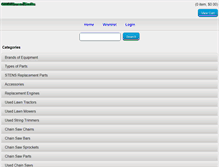 Tablet Screenshot of oldmowerparts.com